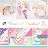 BLOCO DE PAPEIS SCRAP 30X30 UNICORDS / RAINBOWS BLOCO DE PAPEIS SCRAP 30X30 UNICORDS / RAINBOWS