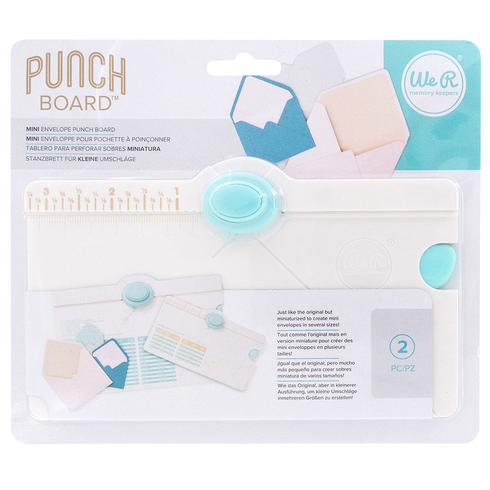 Ferramenta De Vinco Para Envelopes Mini Punch Board We R