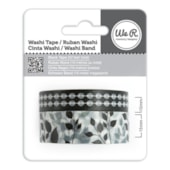 Fita Adesiva Decorativa Washi Tape WER Preta 2 Rolos 15,8 M Wrwt 422068 Fita Adesiva Decorativa Washi Tape WER Preta 2 Rolos 15,8 M Wrwt 422068