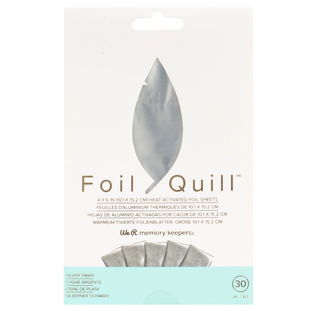 Foil Quill Prata 10cm x 15cm pct c/ 30 Folhas
