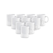 Kit Caneca Cerâmica Branca Sublimação 12 UN Kit Caneca Cerâmica Branca Sublimação 12 UN