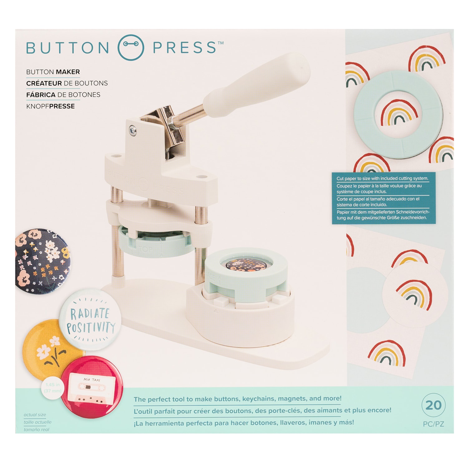 Máquina de fazer Bottons Button Press We R | Serilon Crafts