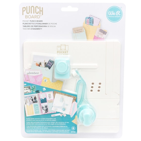 Mini Base Criativa Bolsinhos Pocket Maker Punch Board We R