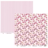 Papel de Scrap Ok Scrapbook Grade E Flor Rosa 30X30cm Papel de Scrap Ok Scrapbook Grade E Flor Rosa 30X30cm