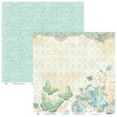 Papel Florido Vintage Azul Borboletas 30X30 Ok Scrapbook Papel Florido Vintage Azul Borboletas 30X30 Ok Scrapbook