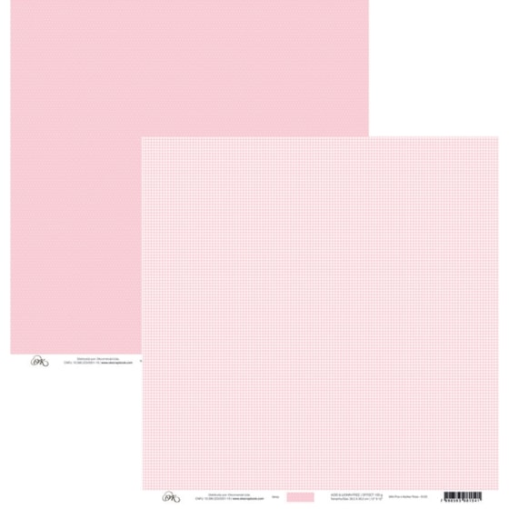 PAPEL MINI POA E XADREZ ROSA 30X30 PAPEL MINI POA E XADREZ ROSA 30X30