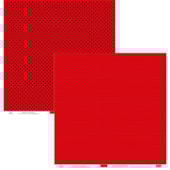 Papel Poa Grande e Medio Vermelho com Preto 30x30 Papel Poa Grande e Medio Vermelho com Preto 30x30