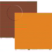 Papel Poa Médio com Frente E Verso Colorido Marrom com Laranja Papel Poa Médio com Frente E Verso Colorido Marrom com Laranja