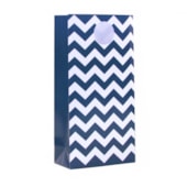 Sacola Especial de Papel Zig Zag Azul Marinho 12 Unidades Sacola Especial de Papel Zig Zag Azul Marinho 12 Unidades