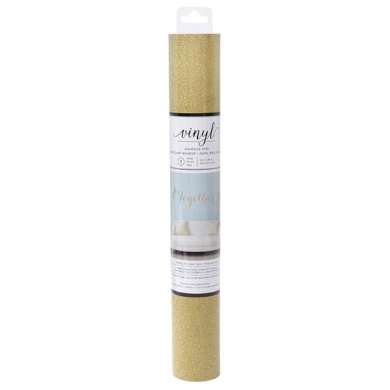 Vinil Adesivo Glitter Dourado Vinil Adesivo Glitter Dourado